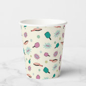 ピックボール！おもしろいカラフル型 紙コップ (裏面)