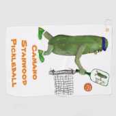 ピックボール・カマノスタンウッド選手 ゴルフタオル (横)