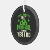 ピックボール ガラスオーナメント (正面左)