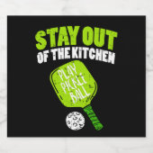 ピックボール – キッチンから離れる リキュールボトルラベル (シングルラベル)