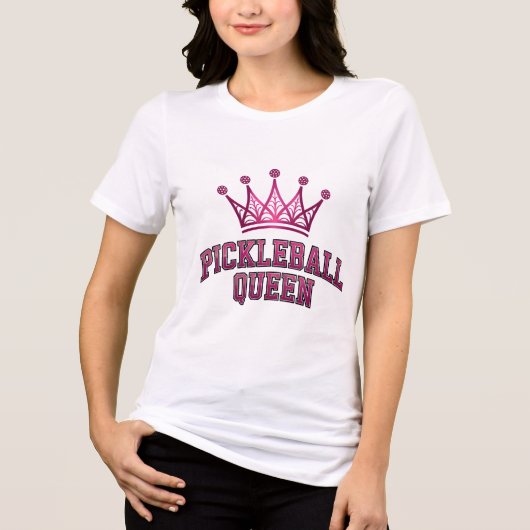ピックボール・クイーン トライブレンドＴシャツ (正面)