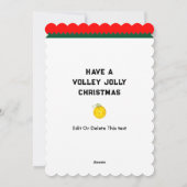 ピックボール・クリスマス シーズンカード (裏面)