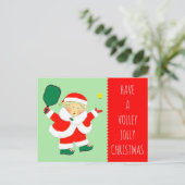 ピックボール・クリスマス シーズンポストカード (スタンド正面)