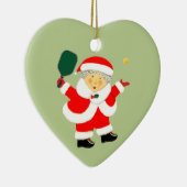 ピックボール・クリスマス セラミックオーナメント (右)