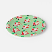 ピックボール・クリスマス ペーパープレート (アングル)