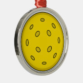 ピックボール・クリスマス メタルオーナメント (右)