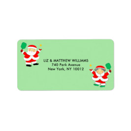 ピックボール・クリスマス ラベル