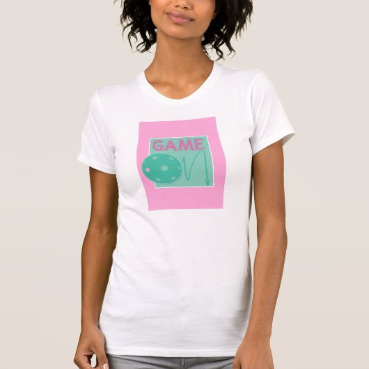 ピックボール – ゲームをオン!Tシャツ Tシャツ (正面)
