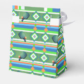 ピックボール・サマーピックボールパーソナライズされたパーティー フェイバーボックス (裏面サイド)