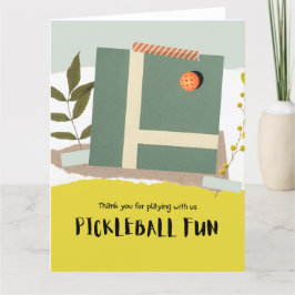 ピックボール サンキューカード