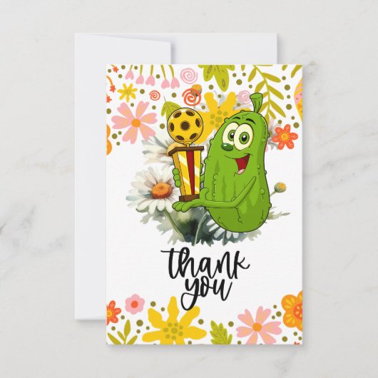 ピックボール サンキューカード (正面)