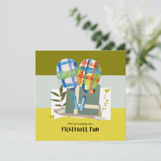 ピックボール サンキューカード (スタンド正面)