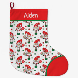 ピックボール・サンタス ラージクリスマスストッキング