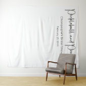 ピックボール&プロセッコブライダルシャワー背景 タペストリー (インサイチュ(横))