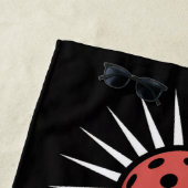 ピックボール・ライバルズ・ティアーズ・グラフィックおもしろいス ビーチタオル (インサイチュ)