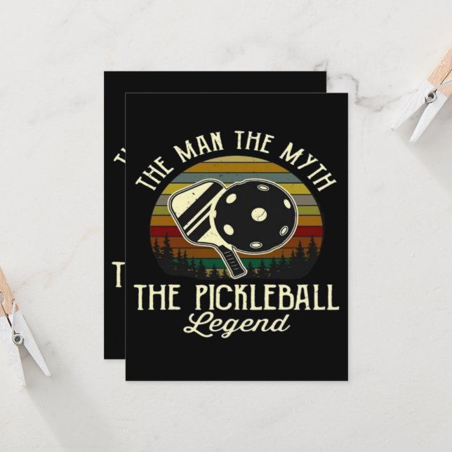 ピックボール – 男、神話、伝説 (正面/裏面インサイチュ)