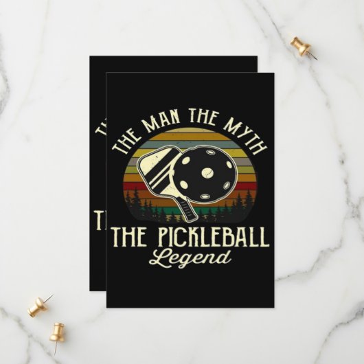 ピックボール – 男、神話、伝説 セーブザデート (正面/裏面インサイチュ)