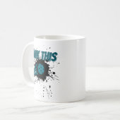 ピックボールDinkこのピックボールおもしろいスマッシュ コーヒーマグカップ (正面左)