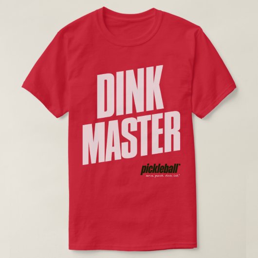 ピックボールDinkマスター Tシャツ (デザイン正面)