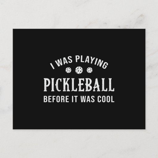 ピックボールDink Iは遊Pickleball Playerだった ポストカード (正面)