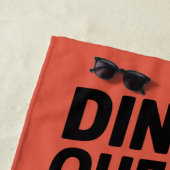 ピックボールDinkin' Queen!!!彼女への贈り物 ビーチタオル (インサイチュ)