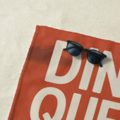 ピックボールDinkin' Queen!!!彼女への贈り物 ビーチタオル (インサイチュ)