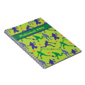 💚🎾ピックボールPRO -カスタム文字 ノートブック (右側)