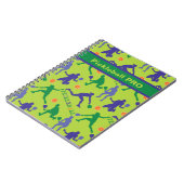 💚🎾ピックボールPRO -カスタム文字 ノートブック (左側)