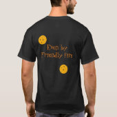 ピックボールTシャツで数回ヒット Tシャツ (裏面)