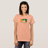 ピックボールTシャツ:スポーツ(緑) Tシャツ (正面フル)