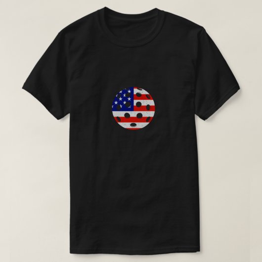 『ピックボールUSA🎾🇺🇸ピックボール Tシャツ (デザイン正面)