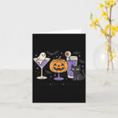 ピックポイズン ハロウィン 黒猫 かぼちゃ ゴーストテイル カード (黄色い花)