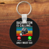 ピックラおもしろいルDMINTONシャトル キーホルダー (正面)