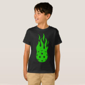 ピックラールフレーム – PaddlellテニスPickleller Pickle Tシャツ (正面フル)