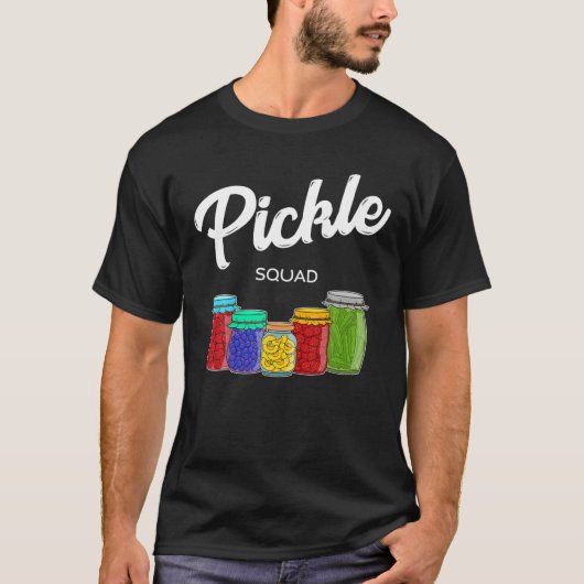 ピックルおもしろいスクワッド Tシャツ (正面)