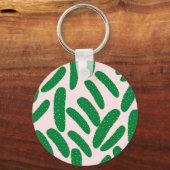 ピックルおもしろいスボタンのキーチェーン キーホルダー (正面)