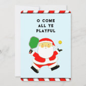 ピックルおもしろいボールのクリスマス シーズンカード (正面)