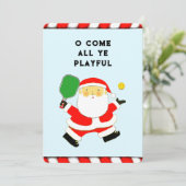 ピックルおもしろいボールのクリスマス シーズンカード (スタンド正面)
