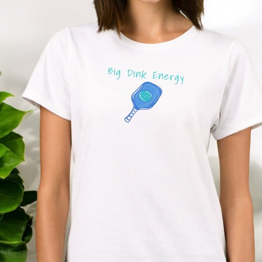 ピックルおもしろいボールのビッグDinkエネルギー Tシャツ