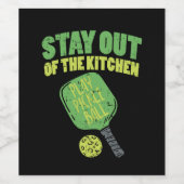 ピックルおもしろいボールの贈り物 ワインラベル (シングルラベル)