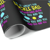 ピックルおもしろいボールチーム引用文ピックボール選手 ラッピングペーパー (ロールコーナー)