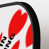 ピックルおもしろいボールパドルのピックアップライン ピックルボールラケット (左詳細)