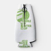 ピックルおもしろいボールパドルアップバターカップ ボトルクーラー (裏面)