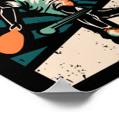 ピックルおもしろいボールプレーヤーレトロヴィンテージ ポスター (角)