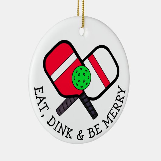 ピックルおもしろいボールプンクリスマス セラミックオーナメント (右)