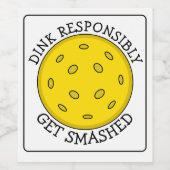 ピックルおもしろいボールプン ワインラベル (シングルラベル)