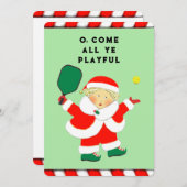 ピックルおもしろいボールホリデーカード シーズンカード (正面/裏面)