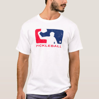 ピックルおもしろいボールロゴ Tシャツ