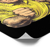 ピックルおもしろいボール愛好家グラフィックスPickleボールメンズ ポスター (角)