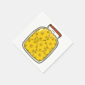 ピックルおもしろいボール瓶 スタンダードカクテルナプキン (角)